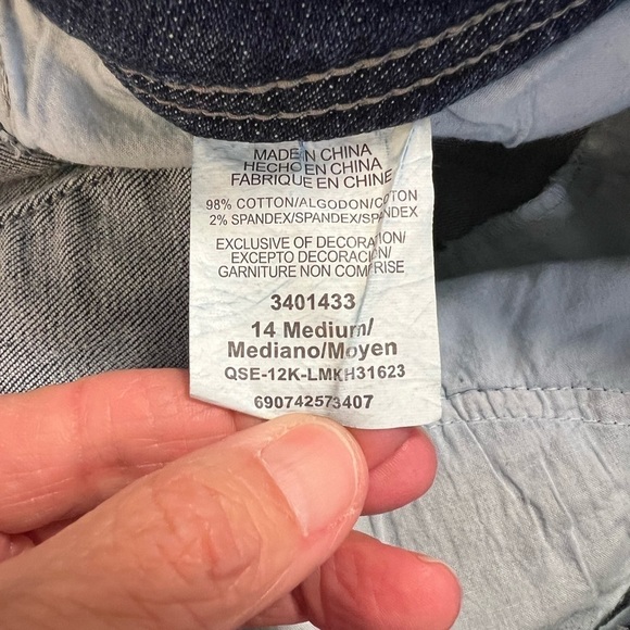 Lee Slender Secret Lower On The Waist Jeans Size Women’s 14 Color Blue - Picture 8 of 12